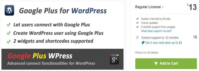Google Plus Connect for WordPress