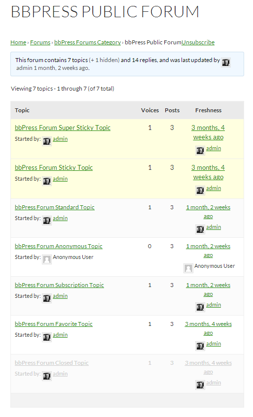 bbpress public forum_screenshot