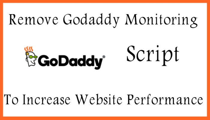 Remove Godaddy Monitoring Script Increase Website Performance