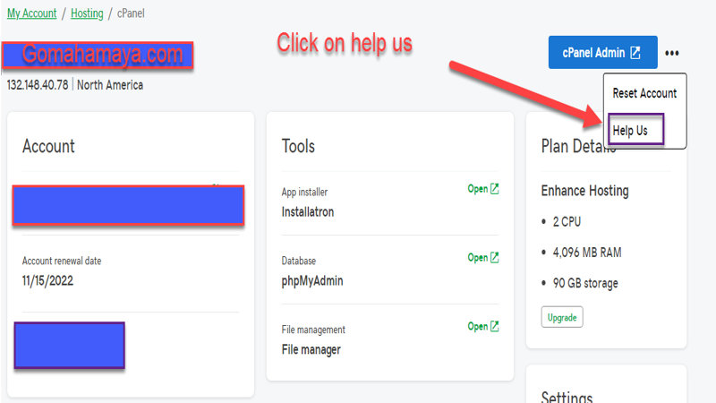 godaddy hosting setting help us to remove monitor perfromance