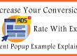 Increase Your Conversions Rate With Exit Intent Popup Example Explained