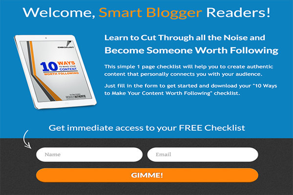 Welcome Smart-Blogger Readers exit intent popups