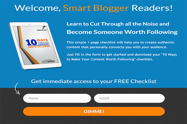 Welcome Smart-Blogger Readers exit intent popups