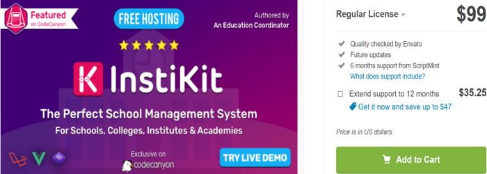 InstiKit School - School Management System for School, College, Institute and Academy