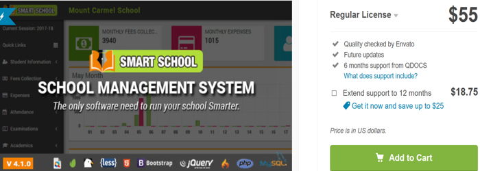 Smart School School Management System