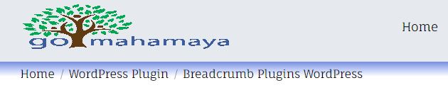 Breadcrumbs path in WordPress