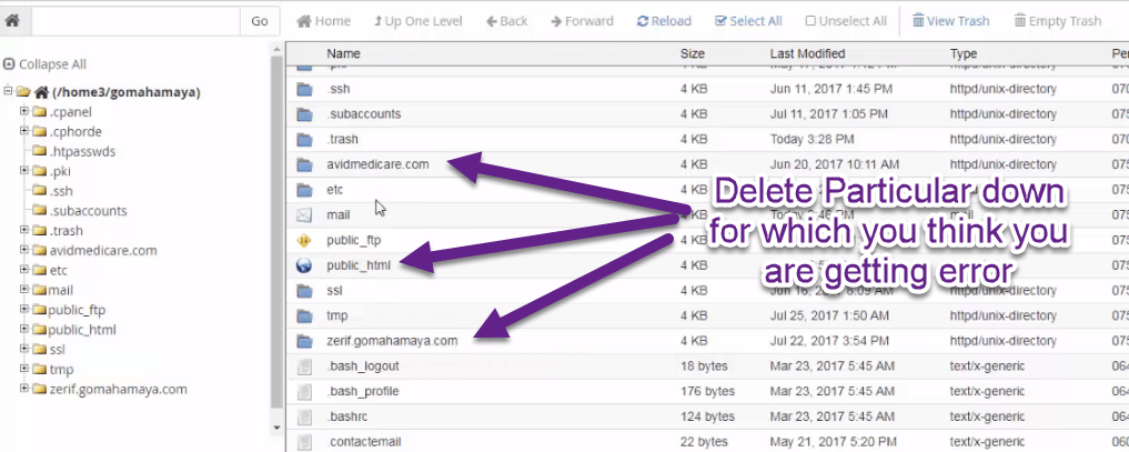 Delete Particular down for which you think you are getting error