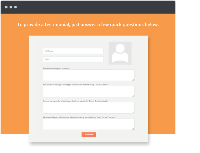 collect testimonials from customers