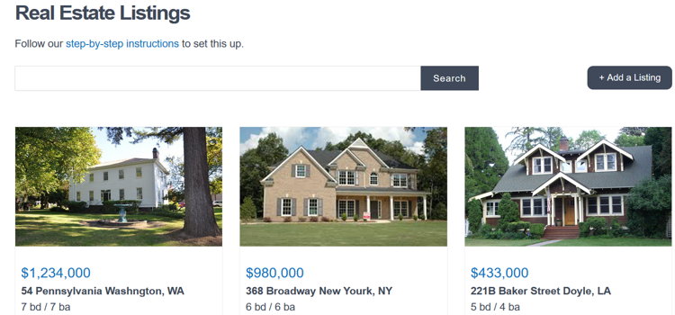 Real Estate Listings