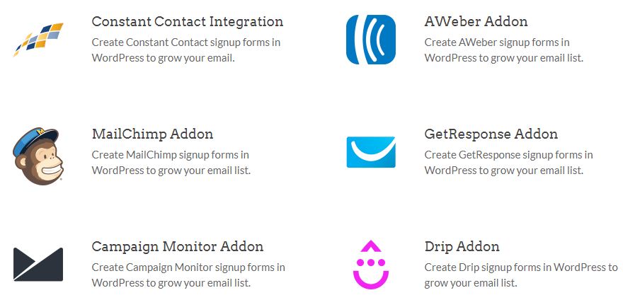 email marketing addons