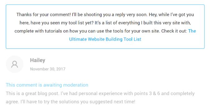 promote affiliate link with thrive comment plugin