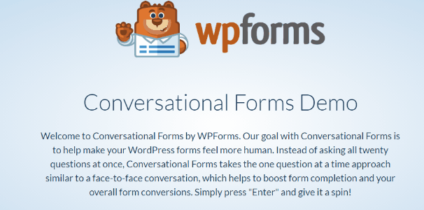 typeform alternative WordPress Conversational Forms