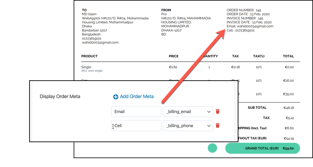 PDF Invoices and Packing Slips