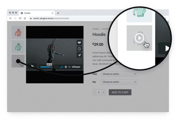 woocommerce embed video gallery