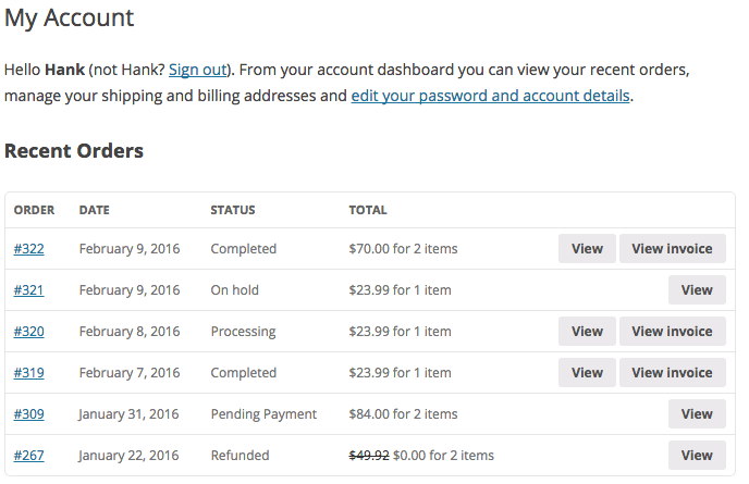 woocommerce print invoices packing lists customer