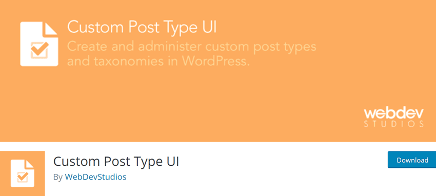 Custom Post Type UI