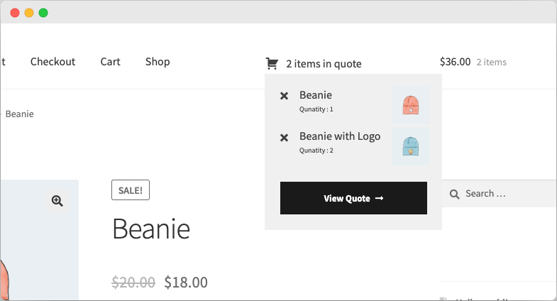 View Quote Cart