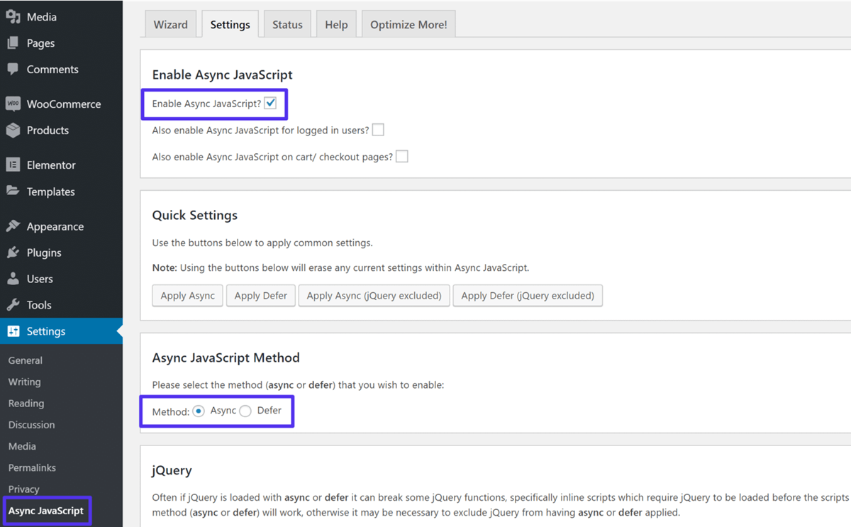 defer parsing of javascript async