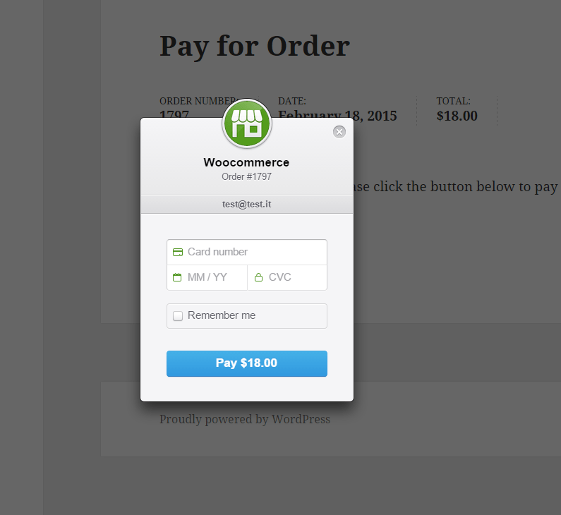 woocommerce stripe payment