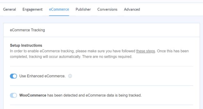 enable enhanced ecommerce monsterinsights