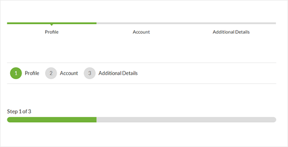 Different types of Progress Bar