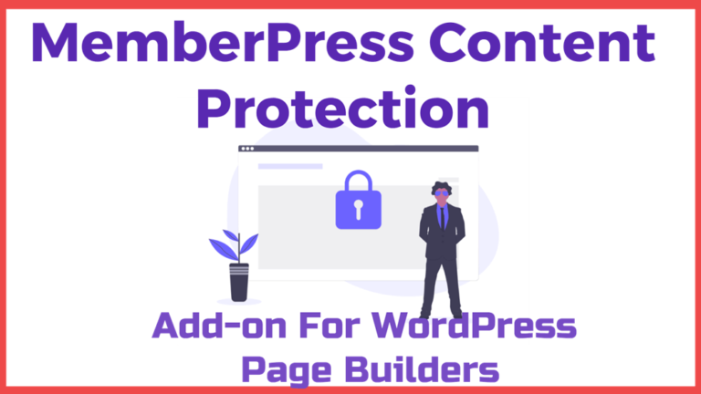 MemberPress Content Protection Add-on For WordPress Page Builders