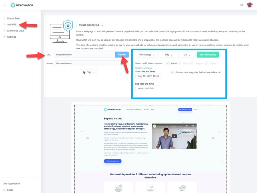 hexowatch reviews visual monitoring