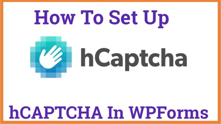 how to Setup hCaptcha In WPForms