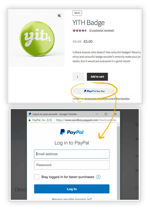 WITH PAYPAL EXPRESS CHECKOUT demo