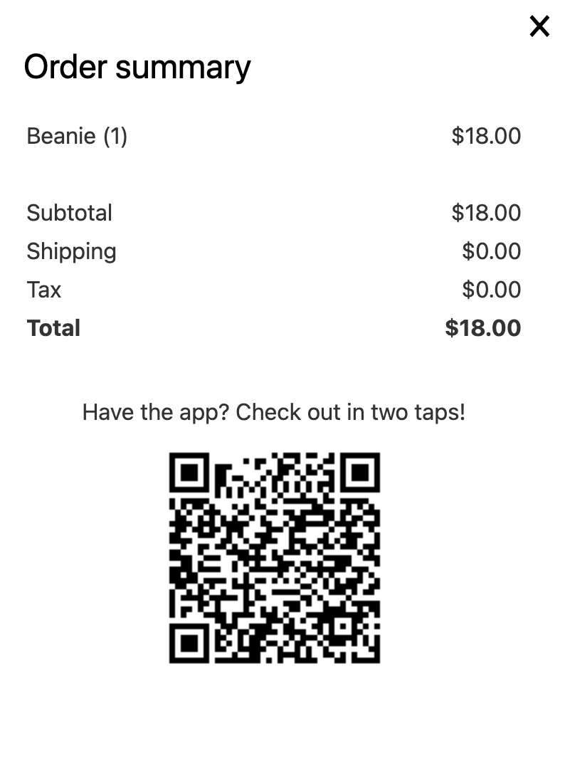 peachpay order summery