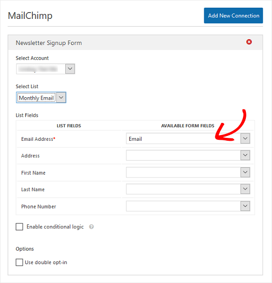 Final MailChimp Settings