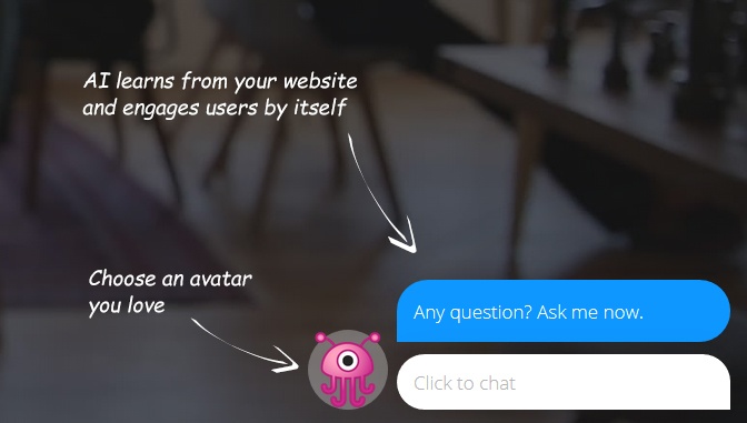 Acobot Chat Widget Of Modern Style Demo