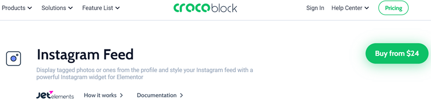 Crocoblock Instagram Feed
