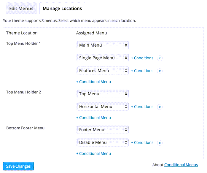 Manage Location Admin Interface Demo