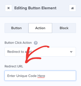 Redirect URL with Coupon URL