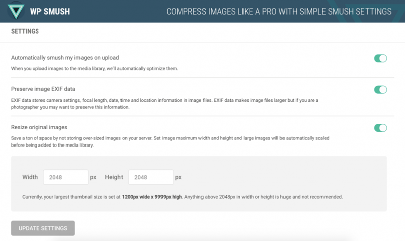 WPSmush compress and optimize images