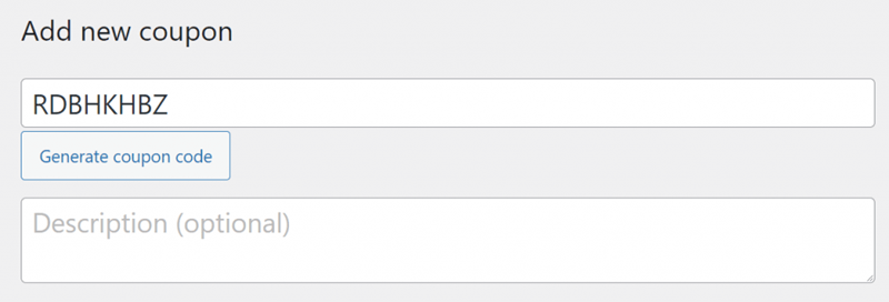 Wordpress dashboard coupons add new coupon