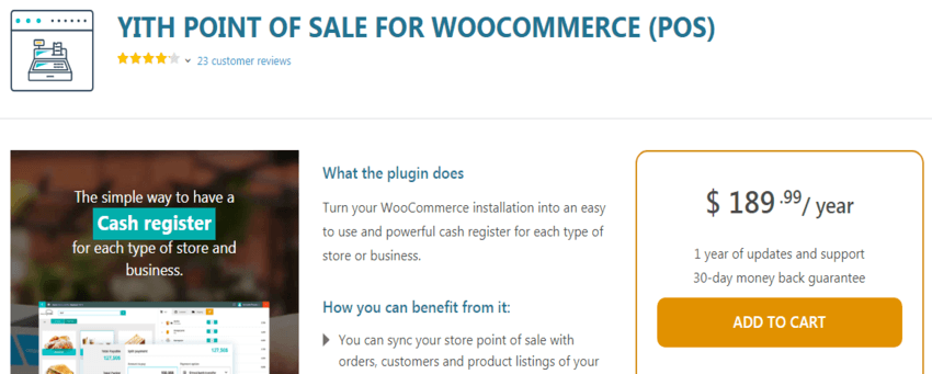 YITH POINT OF SALE FOR WOOCOMMERCE (POS) plugin