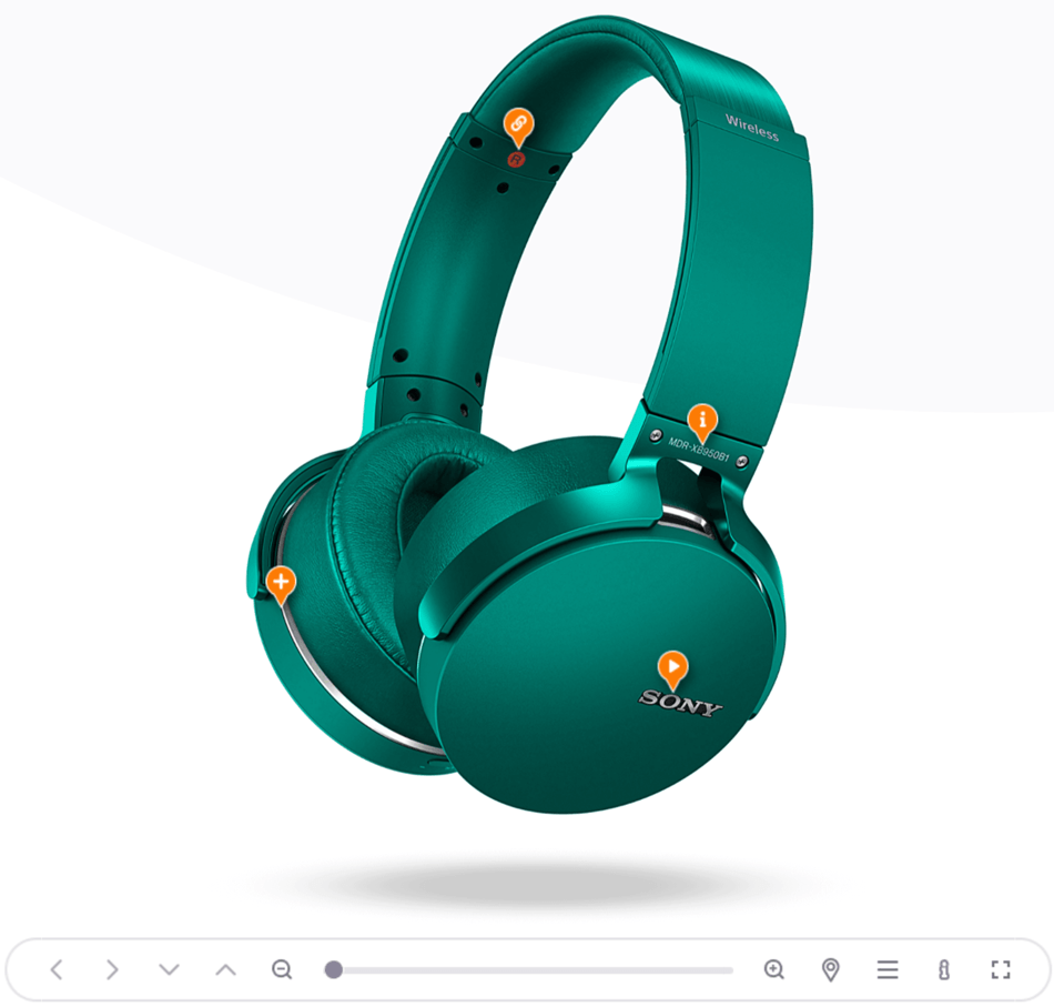 green HeadPhone Pan Image Viewer Demo