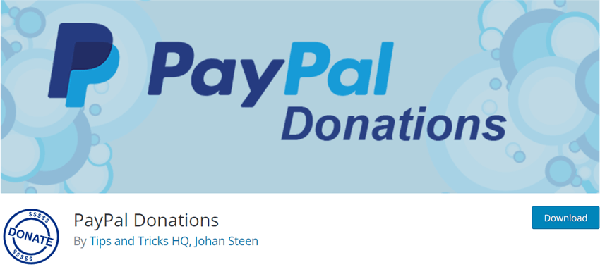 paypal donations