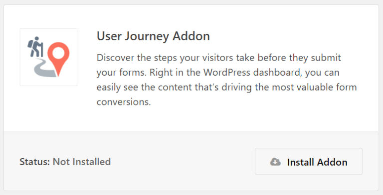 user journey addon wpforms