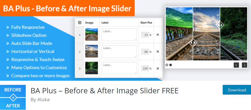 BA Plus – Before & After Image Slider FREE