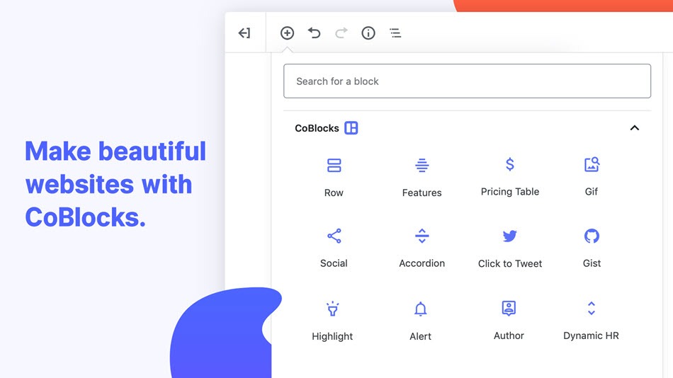 CoBlocks page builder gutenberg blocks make beautiful websites