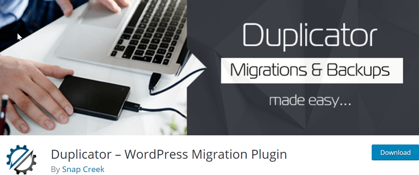 Duplicator – WordPress Migration Plugin