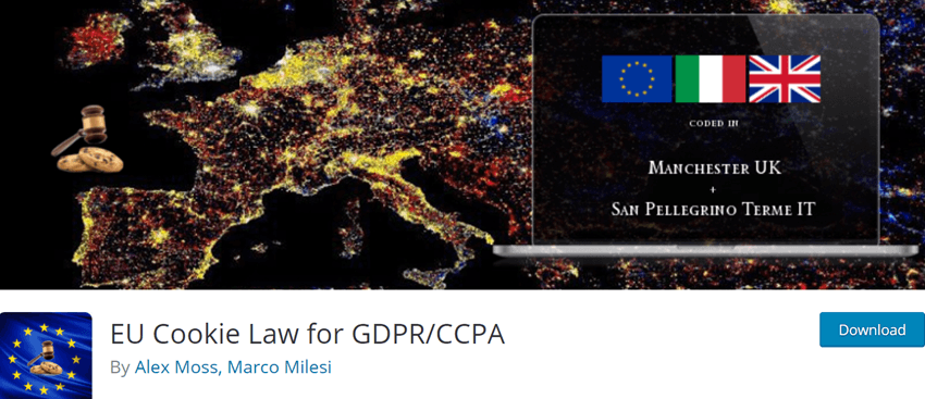 EU Cookie Law for GDPRCCPA