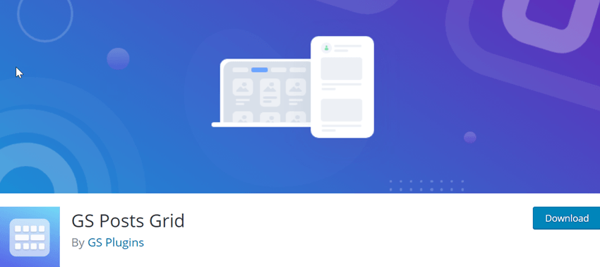 GS Posts Grid By GS Plugins