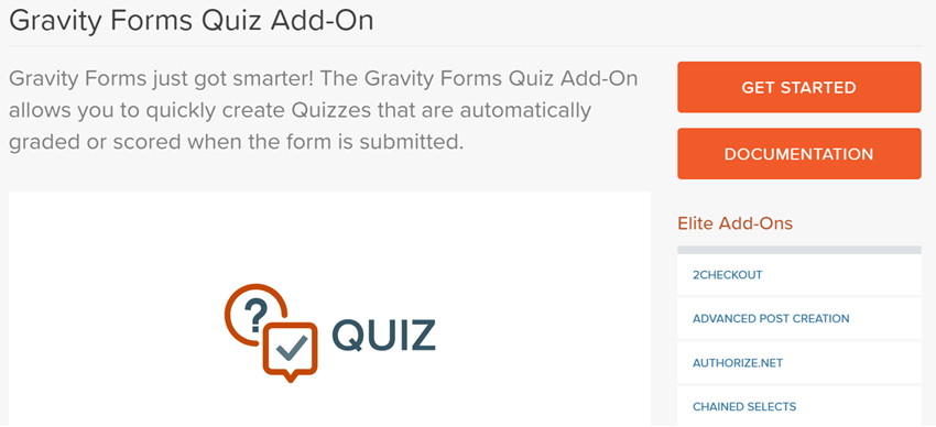 Gravity Forms Quiz Add-On Plugin