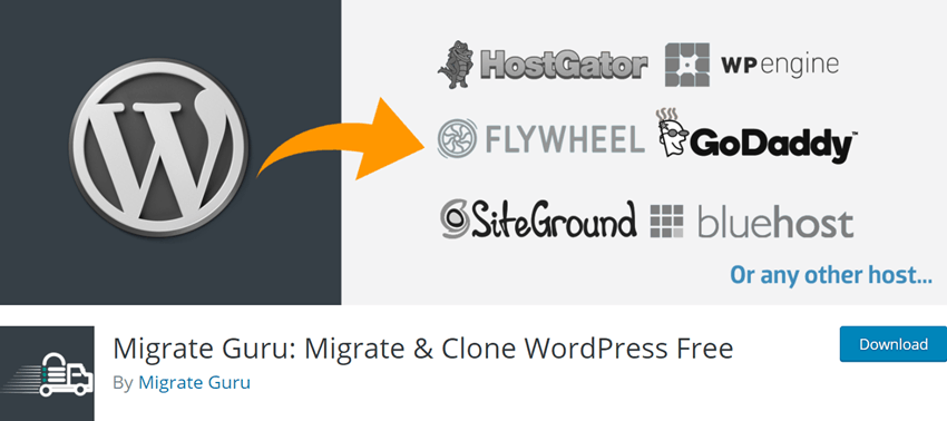 Migrate Guru Migrate & Clone WordPress Free