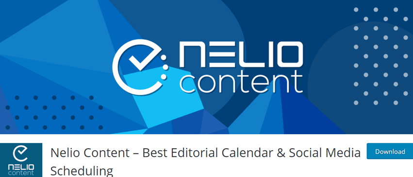 Nelio Content – Best Editorial Calendar & Social Media Scheduling