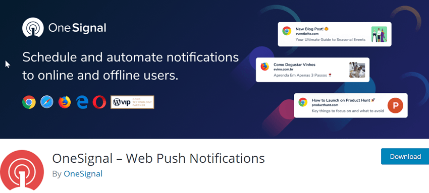 OneSignal – Web Push Notifications